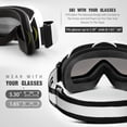 thumbnail image 2 of Gafas de Nieve OutdoorMaster OTG Unisex con Protección UV 100%, 2 of 7