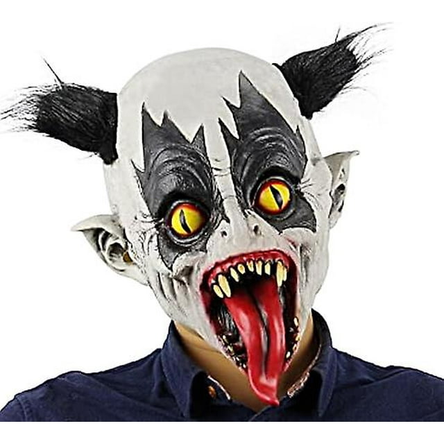 Adults Spooky Halloween Latex Realistic Costume - Scary Silicone Full Cover Head Mask - Cosplay Or Fancy Dress