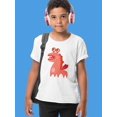 thumbnail image 2 of Funny Red Dragon T-Shirt Juniors -Image by Shutterstock,  Large, 2 of 4