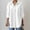 White, variant on Casual Women Plus Size Tops Winter Long Sleeve Side Slit Plus Size Button Down Shirts for Women Pocket Collared Pink Button up Shirts