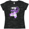 thumbnail image 3 of Inktastic I Wear Purple For My Mama Lupus Awareness Women's T-Shirt, 3 of 5