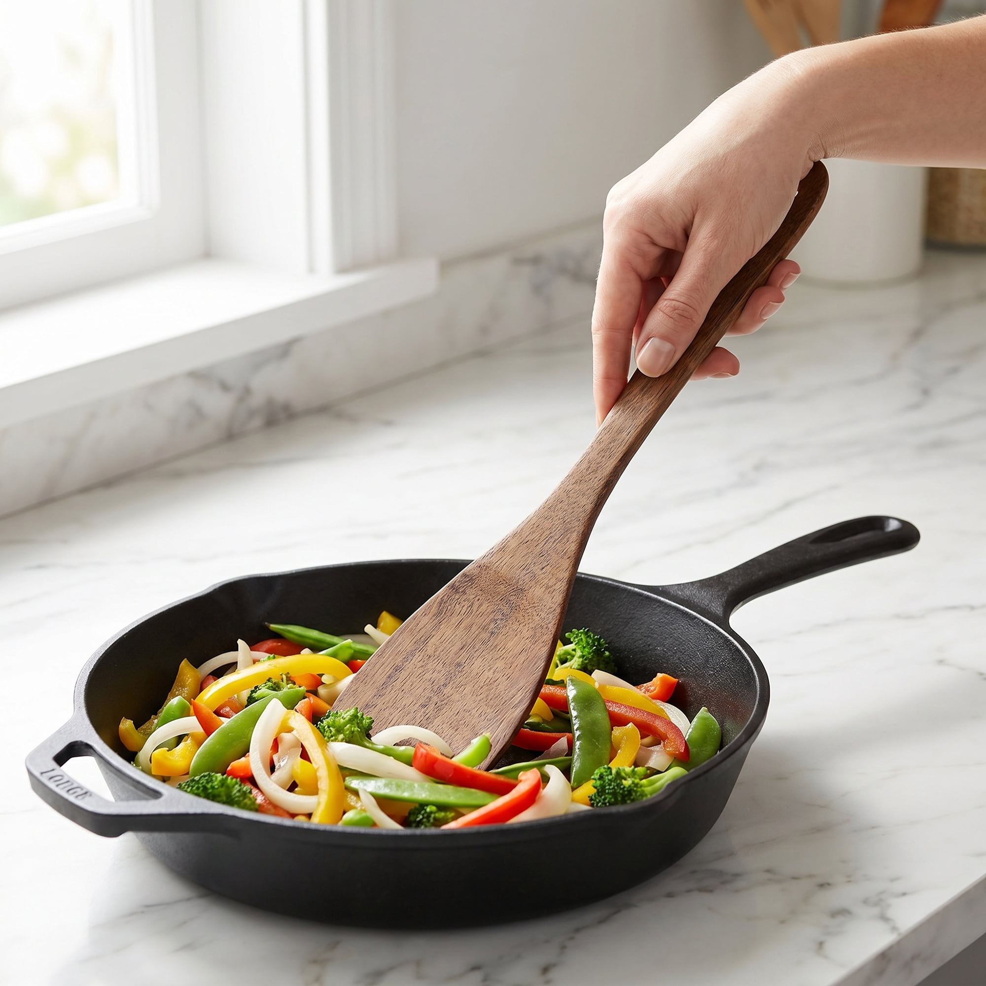 Unique Bargains Kitchen Utensil Heat-Resistant Cooking Tool for Flipping Brown 12.8x3.1 in