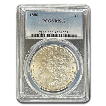 1886 Morgan Dollar MS-62 PCGS