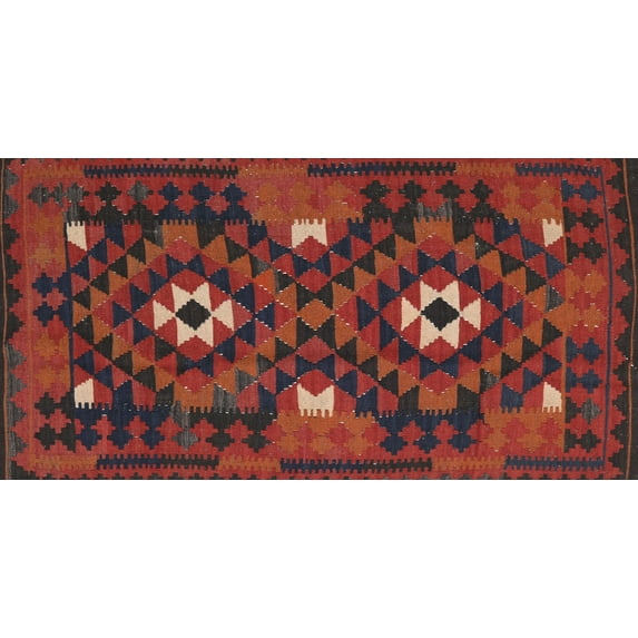Ahgly Company Indoor Rectangle Contemporary Chestnut Brown Oriental Area Rugs, 5' x 8'