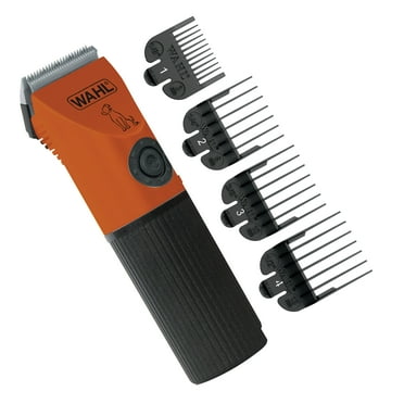 Wahl Touch up Battery Powered Pet Dog Clipper-Trimmer, Orange/Black - 70008