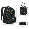 thumbnail image 2 of Fotbe Gamepads Set Escolar 3 en 1 para Niños - Mochila Duradera con Lonchera Aislante y Estuche para Lápices - Mochila Escolar para Niños y Niñas, 2 of 7