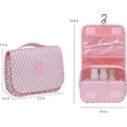 thumbnail image 3 of Neceser de Viaje Weavehouse con Gancho, Neceser Colgante para Mujer, Neceser de Viaje para Maquillaje, Organizador Pequeño de Neceser de Viaje, 3 of 7