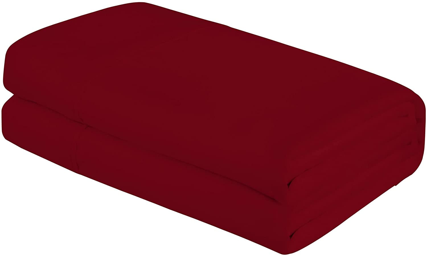 King Size Flat Sheet Only Brushed 1800 Microfiber Ultra Soft
