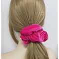thumbnail image 3 of HSHDLDF 2 Pcs Chouchous Rose Vif Grande Taille pour Femmes Bandes Élastiques pour Cheveux, 3 of 3