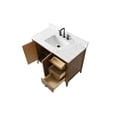 thumbnail image 6 of Vanity Art 42" Double Door Bathroom Vanity with Sink, Freestanding Storage Cabinet with Engineered Marble Top, Flip Down Tray, Drawer, and Shelf, 6 of 7