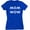 Blue, variant on Mom Wow Print Funny Tshirt Mothers Day Gift Tee Color Black Medium