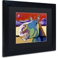thumbnail image 2 of Trademark Fine Art "Eye to Eye" Canvas Art by Pat Saunders-White, Black Matte, Black Frame, 2 of 4