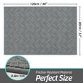 thumbnail image 3 of Floor Hug Doormat Indoor 32"x48", Front Door Mat Non-Slip for Entrance, Absorbent Resist Dirt Door Rug for Inside, Low-Profile Welcome Mat, Entryway Rug Floor Mats Machine Washable, Grey, 3 of 8