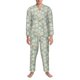 thumbnail image 3 of Balery Daisies Flowers Pijama para Hombre de Dos Piezas con Manga Larga, Conjunto de Dormir y Descanso Suave con Bolsillos-Medium, 3 of 7