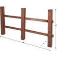thumbnail image 2 of 3-D Brown Fence Prop, 3' 8" x 6' 7", (1/Box), 2 of 6