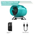 thumbnail image 1 of 4 Inch Exhaust Fan Adjustable Speed Duct Fan Kitchen Window Airflow Boost Air Ventilator Pipe Ventilation Extractor ,Dual Power Supply, 1 of 6