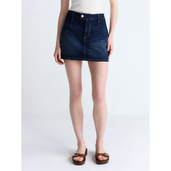 Scoop Women's Denim Skort, Sizes 0-18