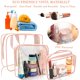 thumbnail image 4 of Bolsas de maquillaje transparentes TUNC paquete de 6 PVC, 4 of 5