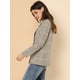 thumbnail image 4 of Chaqueta formal Allegra K para mujer Doble Botonadura Solapa con Muesca Trabajo A Cuadros Blanco Verde M, 4 of 6