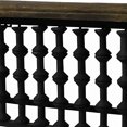 thumbnail image 3 of Benzara - Étagère - Bobine - Bois Récupéré - Noir, Marron, 3 of 5
