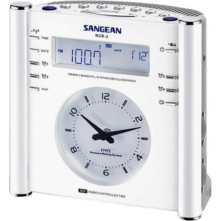 Sangean America RCR-3 Digital Atomic AM/FM Clock Radio | Walmart Canada