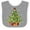Heather and White, variant on Inktastic Christmas Tree Boys or Girls Baby Bib
