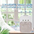 thumbnail image 4 of Personal Evaporative Air Cooler Fan, 3 Speeds Small Air Conditioner Multifunctional Aroma Diffuser Handle Design with RGB Light for Home, 4 of 7