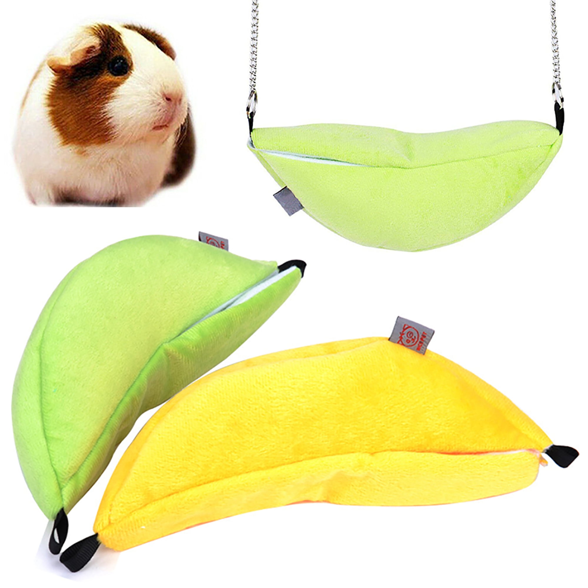 Banana Pet Warm Guinea Pig Bed House Small Hamster Swings Rat Hammock House Toys Walmart Com Walmart Com