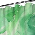 thumbnail image 4 of Colorful Marble Shower Curtain, Abstract Jade Texture Gold Stripes Ombre Shower Curtain, Modern Ink Art Decor Waterproof Fabric Shower Curtain for Bathroom Set with 12 Hooks, 72 X 84, 4 of 4