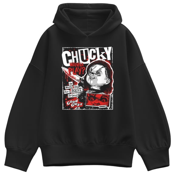 Chucky - Punk Chucky - Women's Oversized Fleece Hoodie Sweatshirt