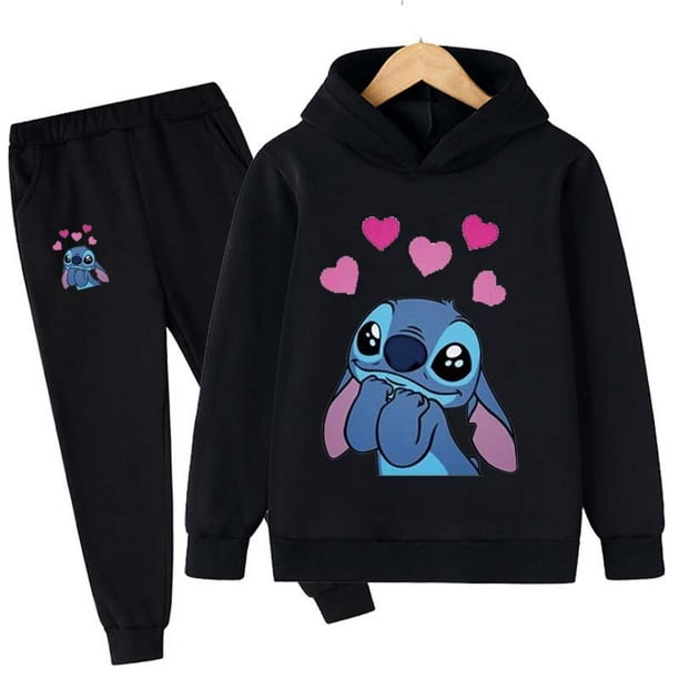 Ropa de punto para niños, traje para niños, suéter cálido, sudaderas con capucha para niñas, pulóver, sudadera, pantalón, chándal de invierno y primavera para niñas, ropa deportiva de 100CM Gao Jinjia LED
