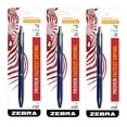 thumbnail image 2 of Zebra Sarasa Grand, Retractable Gel Ink Pen, Navy Barrel, Medium Point, 0.7mm, Black Ink, Sold as 3 Pack, 2 of 6