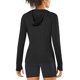 thumbnail image 5 of Top para mujer,Sudadera de manga larga con capucha para mujer, con abertura para el pulgar y protección solar, poliéster, estilo informal, sopatenor, 5 of 9