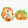Flashing Light UNBreak Football Ball Kid TPR Flashing High Bouncing Balls Family Finger Puppets