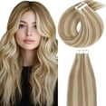 thumbnail image 1 of Extensiones de cabello Loxxy Human Hair 18/613 con cinta adhesiva, rubio ceniza, 1 of 6