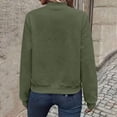 thumbnail image 5 of Kezqiaxn Bomber Jacket Women Fashion Clothing Solid Long Sleeve Casual Lightweight Jackets Fall Zip Up Coats for Women, 5 of 8