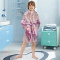 thumbnail image 5 of DIXRUYEE Bathrobes Belt Hooded Blush Turtle Creative Pattern, 5 of 8