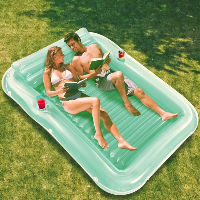 Flota de bronceado para piscina, flotador Joy, inflable para adultos