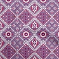 thumbnail image 1 of oneOone Polyester Spandex Purple Fabric Asian Floral Mix Fabric For Sewing Printed Craft Fabric By The Yard 56 Inch Wide, 1 of 4
