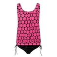 thumbnail image 4 of Ensemble Tankini Taille Haute à Pois pour Femmes Grande Taille - P-5TG, 4 of 5