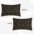 thumbnail image 2 of Sikiie Keys Print Plush Pillow Cover, Wrinkle-proof and Stain-resistant Pillow Protector without Pillow Core, Home Decoration-20"x30", 2 of 6