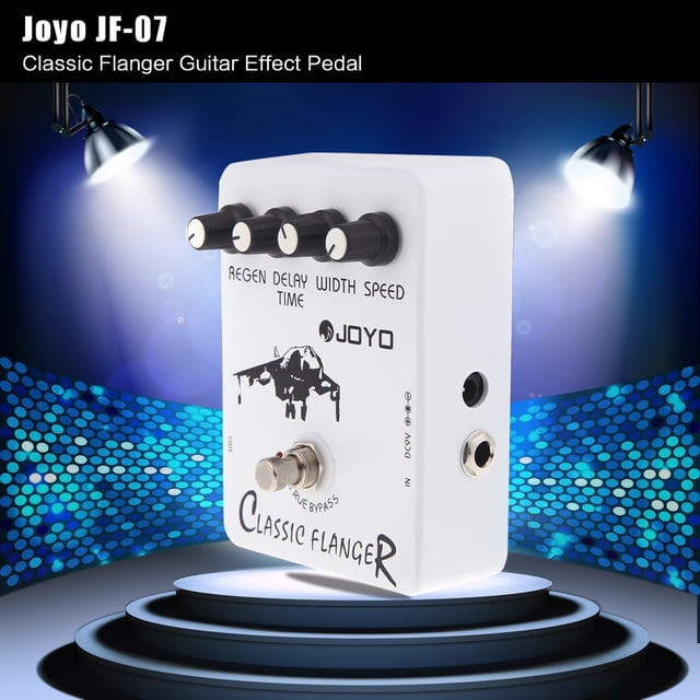Pedal de efectos de guitarra Joyo JF-07 Classic Flanger con True Bypass