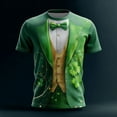 thumbnail image 3 of FEIFLY Tshirts St. Patrick's Day Graphic Men T-Shirt For Funny Irish Celebration Tee Green 3D Print Casual Comfort Short Sleeve O-Neck Stylish T-Shirts, 3 of 3