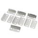 thumbnail image 1 of 10 Pcs Home Office Tone Metal Right Angle Drawer Lock Strike Plate Fruugo Silver, 1 of 5