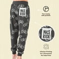 thumbnail image 6 of LazyOne Men's Jogger Sweatpants, Cozy, Warm, Pockets, Nice Ride, Bikes, Bicycle (X-large), 6 of 7