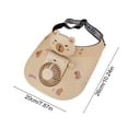 thumbnail image 3 of Summer Sun Hat With Built-in Fan And Portable Rechargeable USB Coolings Fan For Outdoors And A Practical Small Gift For Students, 3 of 6