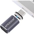 thumbnail image 1 of HAHDAXIA USB C Magnetic Adapter,24 Pins Type C Connector Support Thunderbolt 4,USB4.0, PD 100W Charge,40Gb/s Data Transfer,8K Video Output Compatible with MacBook and More USB C Devices(Strai, 1 of 7