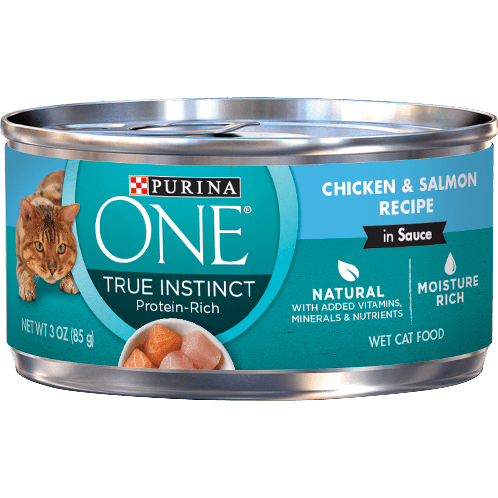 Purina ONE Natural, High Protein Wet Cat Food, True Instinct Chicken