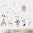 thumbnail image 3 of lote De 2 Autocollants Muraux En Pvc Mignon Fauve Lion Animal Maternelle Salon Chambre Dcor Auto-adhsif Art, 3 of 5