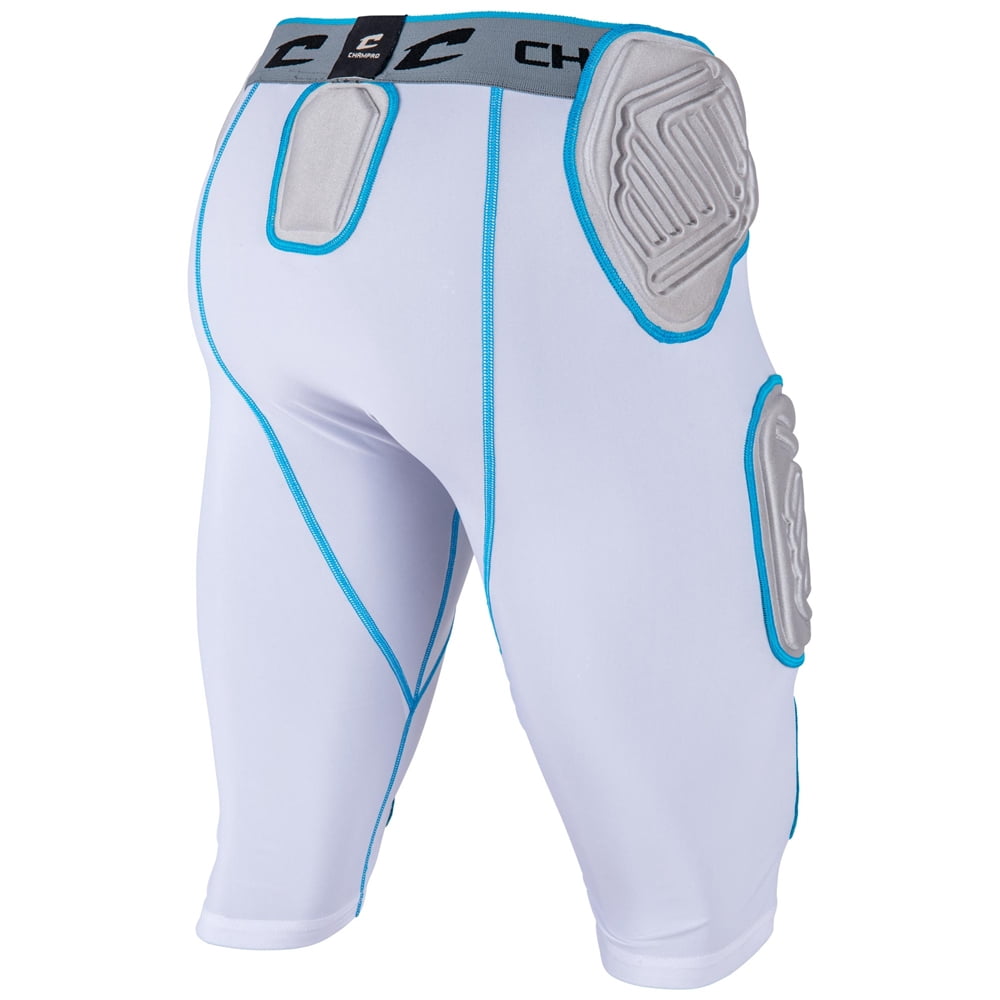 Sports Bull Rush 7-Pad Integrated Football Girdle, Compression Fit